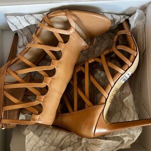 Aldo Camel Strappy Heels for Women